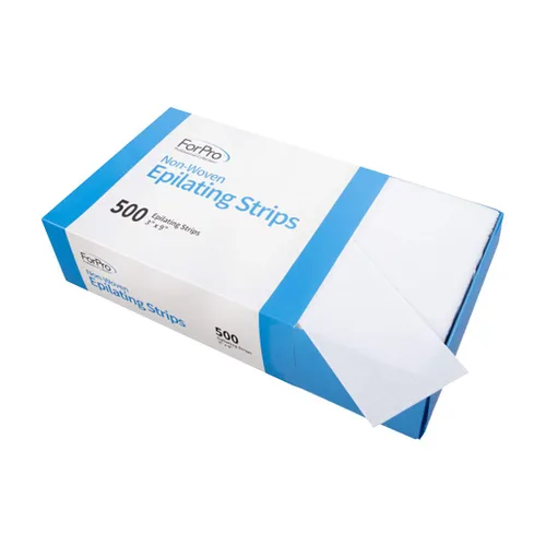Miniatura 8 de ForPro Professional Collection Tiras depiladoras no tejidas, blancas, resistentes al desgarro, tiras precortadas para depilación, 3 pulgadas