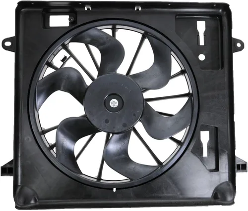 Miniatura 169 de TRQ Conjunto de ventilador de refrigeración dual del radiador compatible con Toyota Highlander 2008-2013 TO3115155
