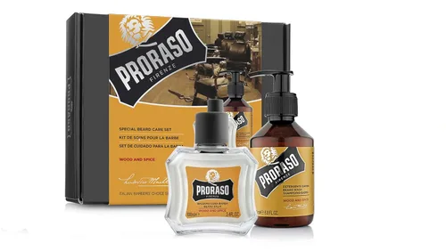Miniatura 4 de Proraso Kit Duo para el cuidado de la barba para barbas nuevas o cortas con bálsamo para barba y lavado de barba