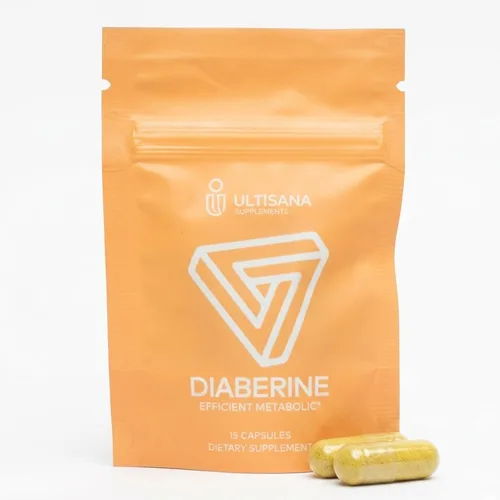 Diaberine Berberine HCL Suplemento – Berberina 500 mg con vitamina B12, magnesio y cromo – Apoya el metabolismo, la salud del corazón, la energía y