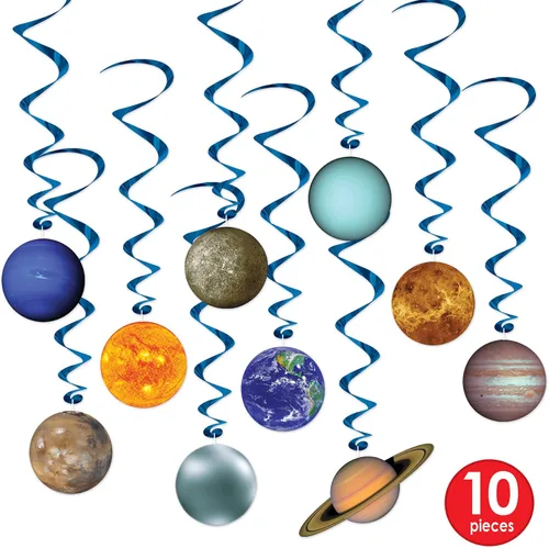Miniatura 2 de Remolinos del Sistema Solar (10 paquetes), talla única Se ajusta a la mayoría, Multicolor