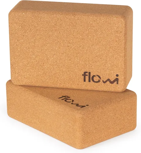 Miniatura 2 de Bloques de yoga de corcho natural, paquete de 2 con correa y bolas de masaje, accesorios de yoga premium para mujeres y hombres