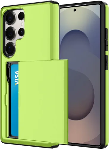 Miniatura 100 de Funda tipo cartera para Samsung Galaxy S22 Ultra con 4 ranuras para tarjetas de crédito a prueba de golpes, funda híbrida de protección reforzada