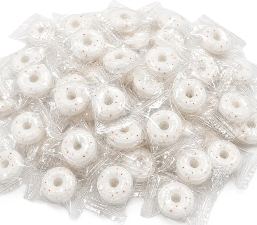 Mentas naranjas – Bolsa a granel de 1 libra (envuelta individualmente) – Dulce duro refrescante de menta cítrica – Perfecto para oficinas, cuencos,
