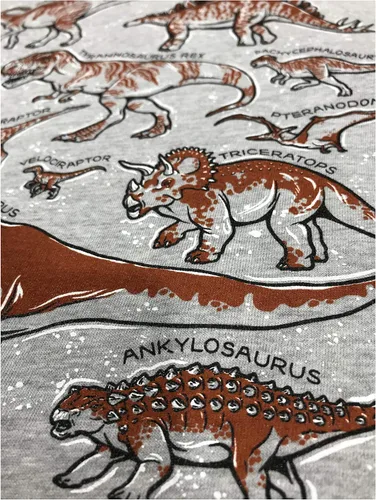 Miniatura 12 de Dinosaur Species Camiseta con cuello en V para fiesta de cumpleaños de Dino Mom para mujer