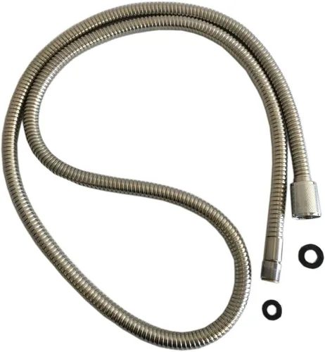 Miniatura 4 de Pieza de repuesto de manguera de cabezal rociador para grifo de fregadero de cocina, acero inoxidable, 59 pulgadas, níquel cepillado