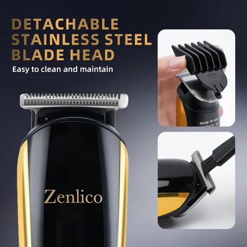 Miniatura 6 de Recortadora de Barba para Hombres, Recortadora de Pelo y Cortadores Recargables para Hombres, Kit de Aseo Eléctrico para Barba, Cara, Cuello, Ingle