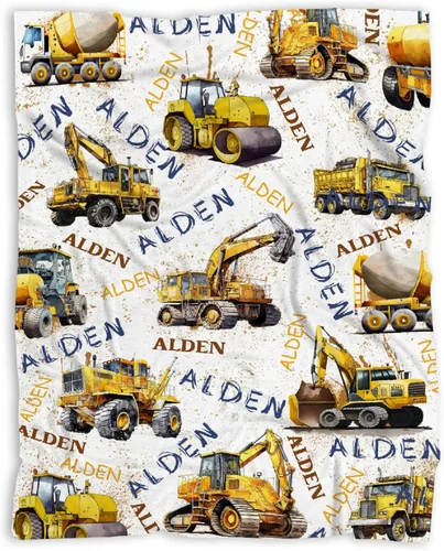 Miniatura 45 de Manta de bebé con texto en inglés «Just A Boy Who Loves Trucks» para niños y niñas, manta súper suave para envolver al recién nacido, acogedora