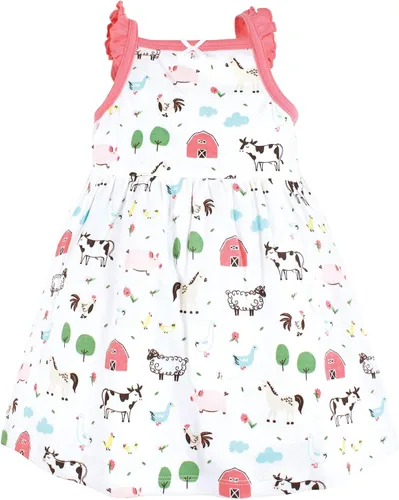 Miniatura 3 de Hudson Baby Vestidos de algodón para bebés y niñas