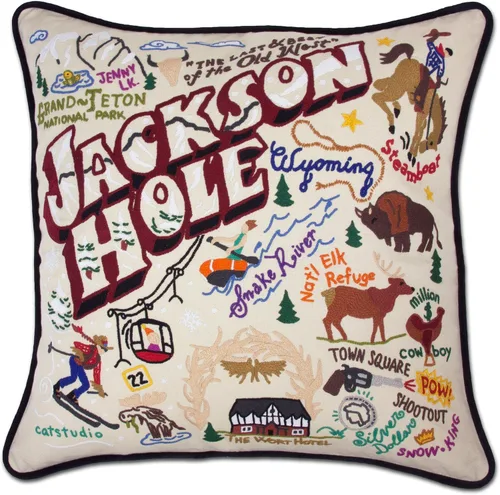 Miniatura 45 de Catstudio Almohada decorativa bordada a mano de Texas