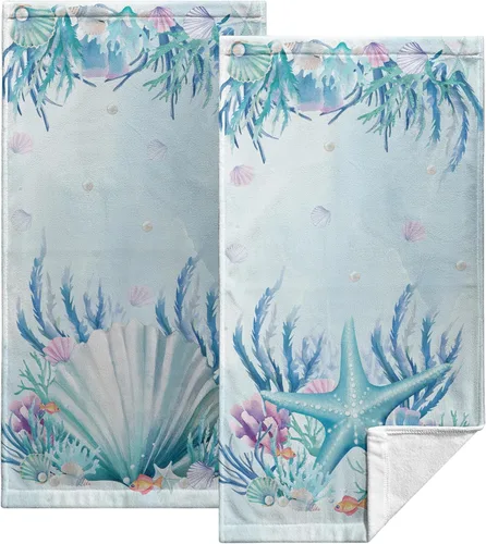 Miniatura 46 de Toallas de Mano Azul Gris Marrón para Baño Negras Pintura Moderna de Arte Abstracto Toallas de Cocina Suave Absorbente Toalla de Huésped Punta