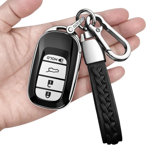 Miniatura 14 de Funda para llavero Honda con llavero TPU suave de protección de 360 grados para Accord Civic HR-V CR-V Pilot Passport Sport SI EX EX-L Touring 2022
