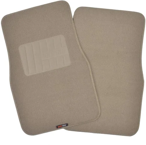 Miniatura 2 de BDK Alfombrillas de Piso de Alfombra Resistentes de Color Beige Delanteras y Traseras, Forros Universales para Automóvil, SUV, Camioneta y Camión