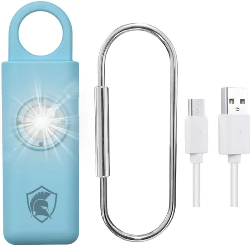 Miniatura 10 de Alarma de seguridad personal recargable (Aqua)