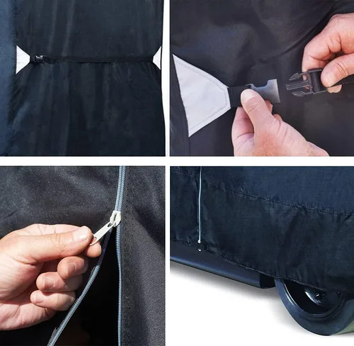 Miniatura 3 de Cubierta para carretilla elevadora 420D Oxford impermeable resistente control carretilla elevadora cubierta de lluvia universal carretillas