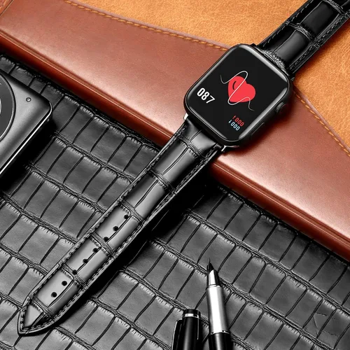 Miniatura 2 de Moran - Correas de cuero compatibles con Apple Watch Band 1.929 in 1.772 in 1.732 in 1.654 in 1.614 in 1.575 in 1.496 in, correa de cuero de oveja