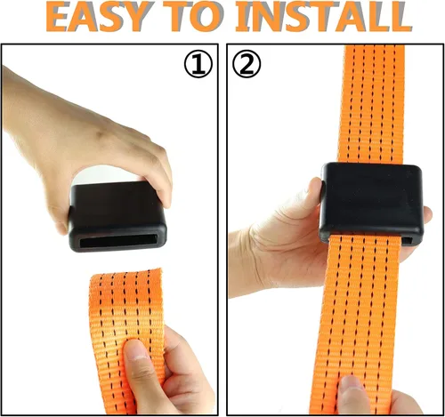 Miniatura 3 de Zipline - Tapón de sílice con cremallera para sistema de frenado de tirolesa Slackline, kit de tope de tirolesa para patio trasero, piezas