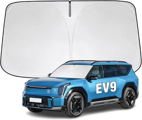 Miniatura 19 de Parasol para parabrisas delantero compatible con Toyota Highlander 2020-2023 2024 2025, protector de visera solar bloquea los rayos UV, parasol