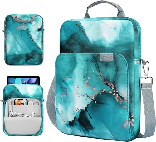 Miniatura 13 de TiMOVO - Funda para tablet de 9-11 pulgadas con correa para el hombro para iPad 11 pulgadas A16 2025, iPad 10.ª generación 10.9"/10.2", Galaxy Tab