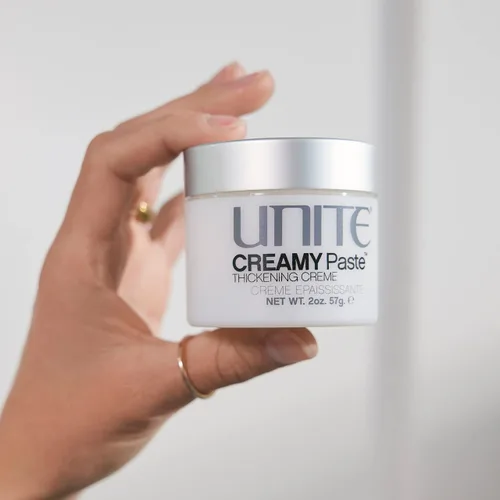 Miniatura 4 de UNITE Pasta cremosa para el cabello, pasta de peinado versátil para textura, definición y fijación construible, añade grosor y separación