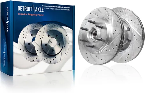 Miniatura 51 de Detroit Axle - Rotores de freno delanteros para Honda Accord Civic Element Fit Insight CSX ILX Rotores de freno de disco Reemplazo de rotores
