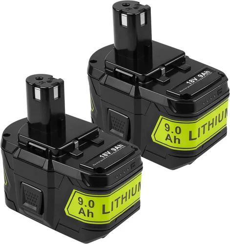 Miniatura 8 de Fancy Buying Batería de 9.0 Ah para Ryobi 18V batería para herramientas inalámbricas Ryobi ONE+P102 P103 P105 P107 P108 P109 P122 (paquete de 2)