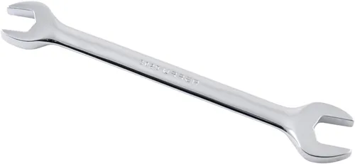 URREA Llave de extremo abierto - Herramienta mecánica de 13/16" x 3/4" con extremos mecanizados de precisión y acabado de níquel cromado totalmente