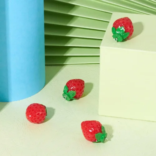 Miniatura 6 de Mega Pet 10 dijes colgantes de resina con diseño de aguacate verde, lindo adorno colgante de comida de imitación de 29 ~ 1.220 in para manualidades