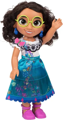 Disney Encanto Mirabel Doll - Muñeca articulada de moda de 14 pulgadas con gafas y zapatos