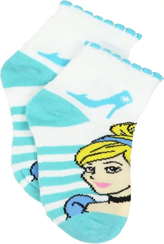 Miniatura 4 de Disney Princess Girls 6 pack Quarter Style Socks Set