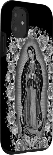 Miniatura 3 de Funda para iPhone 11 Nuestra Señora Virgen De Guadalupe Virgen María Floral