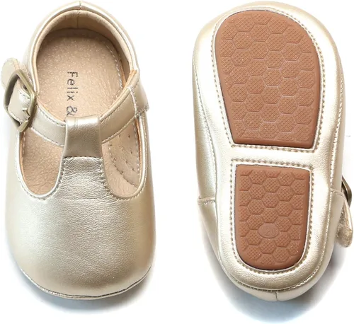 Miniatura 51 de Felix & Flora Zapatos de bebé de suela suave - Zapatos de bebé para caminar, mocasines, suela de goma, zapatos de cuna