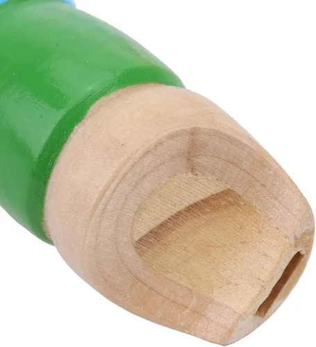 Miniatura 3 de Tovip - 2 instrumentos musicales de madera para niños, instrumento musical de educación temprana, grabadora de viento de madera, juguete educativo