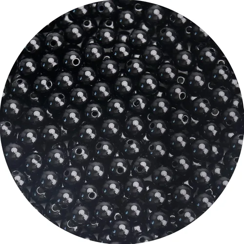 Miniatura 11 de BONNY BOXX 2000 piezas 4 mm cuentas redondas de acrílico de zafiro suave, bolas de plástico de chicle de burbujas, cuentas gruesas de bolas