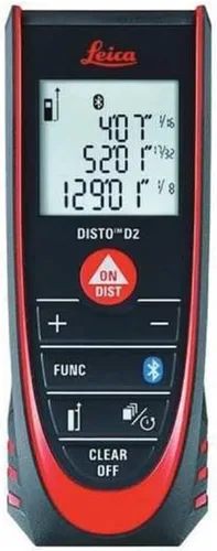 Leica DISTO D2 medidor de distancias laser de 200 pies