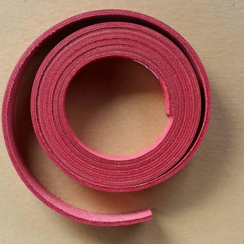 Miniatura 9 de 2 inch rojo tira de piel 8 – 9 onzas (3.2 – 3.6 MM) – Latigo tiras de piel hasta 96 inch de largo fabricado en Estados Unidos por pitka piel