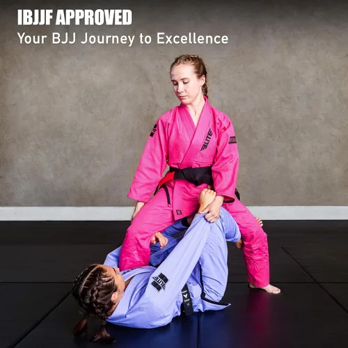 Miniatura 5 de Elite Sports Ultra ligero BJJ GI para mujer - IBJJF Jiu-Jitsu GI para niñas y mujeres (consulte la guía especial de tallas)