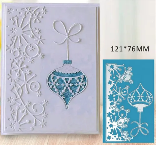 Miniatura 19 de Plantillas de corte de metal para Navidad DIY, plantilla de estampado en relieve para álbum de recortes, creación de tarjetas, molde para álbum