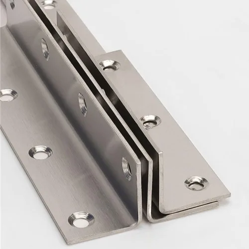 Miniatura 5 de Soportes en L, 4 unidades de soporte de esquina con ángulo, acero inoxidable superior, 4" x 1" M, 2 mm de espesor, para estante de madera, mueble