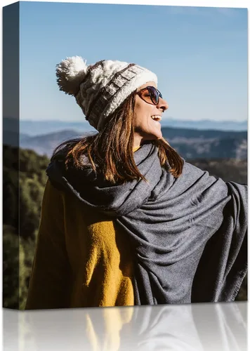 Impresiones en lienzo personalizadas con tu foto, imágenes de lienzo personalizadas en arte de pared para dormitorio, sala de estar, regalos para