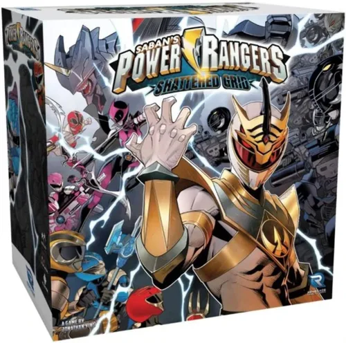 Renegade Game Studios Juego de mesa de estrategia de expansión de Power Rangers Heroes of the Grid Shattered Grid