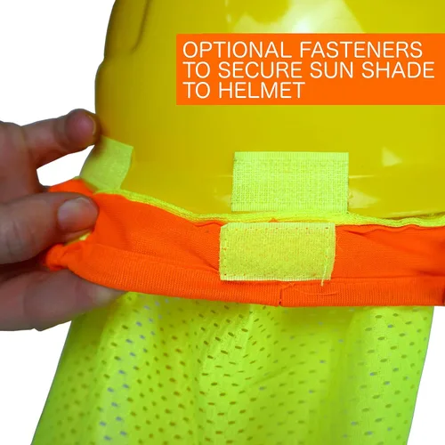 Miniatura 3 de Best Ever PRO-MADE X1 - Parasol para casco duro. Escudo de cuello premium con cierres de ajuste seguro y toalla de sudor integrada. Se adapta a