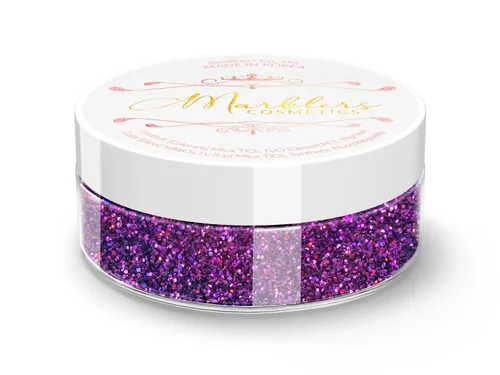 Miniatura 131 de MARBLERS Brillantina de forma gruesa de grado cosmético [estrella] 0.11 onzas (0.11 oz) Escamas No tóxica Vegana Libre de crueldad animal