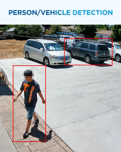 Miniatura 5 de Sistema de cámara de seguridad 4COVR PoE, 8X 5MP IK10 Cúpula IP67 a prueba de vandalismo con audio, NVR de 8 canales 4K con HDD de 2TB, detección AI