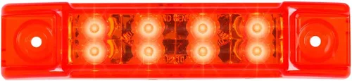 Miniatura 16 de GG Grand General 75170 Luz sellada ámbar/ámbar (6" rectángulo 8 LED, alto/bajo 3 cables)