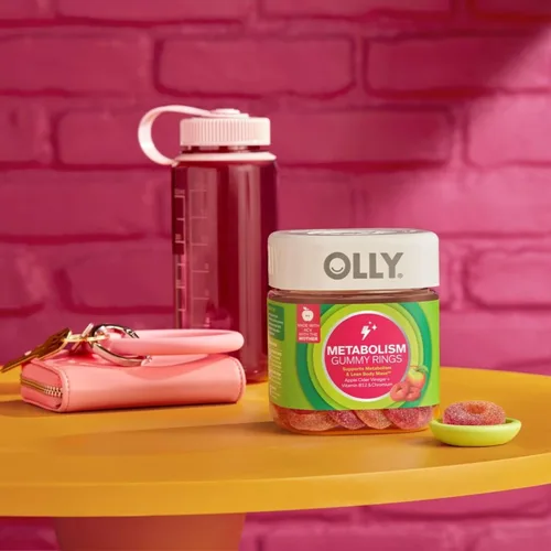 Miniatura 5 de OLLY Gomitas Anillos para el Metabolismo, Vinagre de Sidra de Manzana, Vitamina B12, Cromo, Energía y Salud Digestiva, Suplemento Masticable, Sabor
