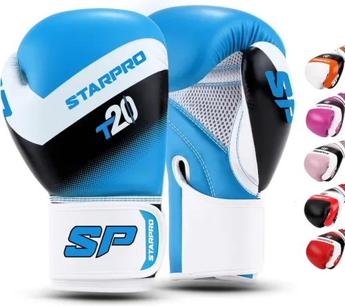 Miniatura 9 de Starpro Guantes de boxeo para niños, 4 onzas, 6 onzas, guantes de boxeo juveniles para niños y niñas, guantes juveniles para boxeo, artes marciales