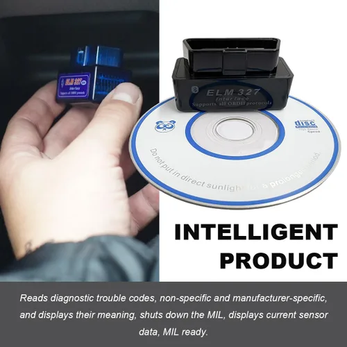 Miniatura 4 de KVAEY OBDII - Escáner de diagnóstico automático para automóvil, herramienta de escaneo Bluetooth automotriz ELM327 y lector de código, lector