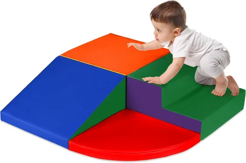 Miniatura 11 de Best Choice Products 4 piezas de bloques de espuma suave para niños para escalar y gatear, estructuras de juego para el desarrollo infantil, 4