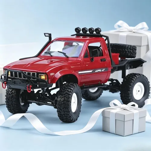 Miniatura 7 de Camión RC a control remoto Rock Crawler todoterreno 1:16 2.4G 2CH 4WD vehículos de carreras todoterreno RC para niños juguete de escalada camión